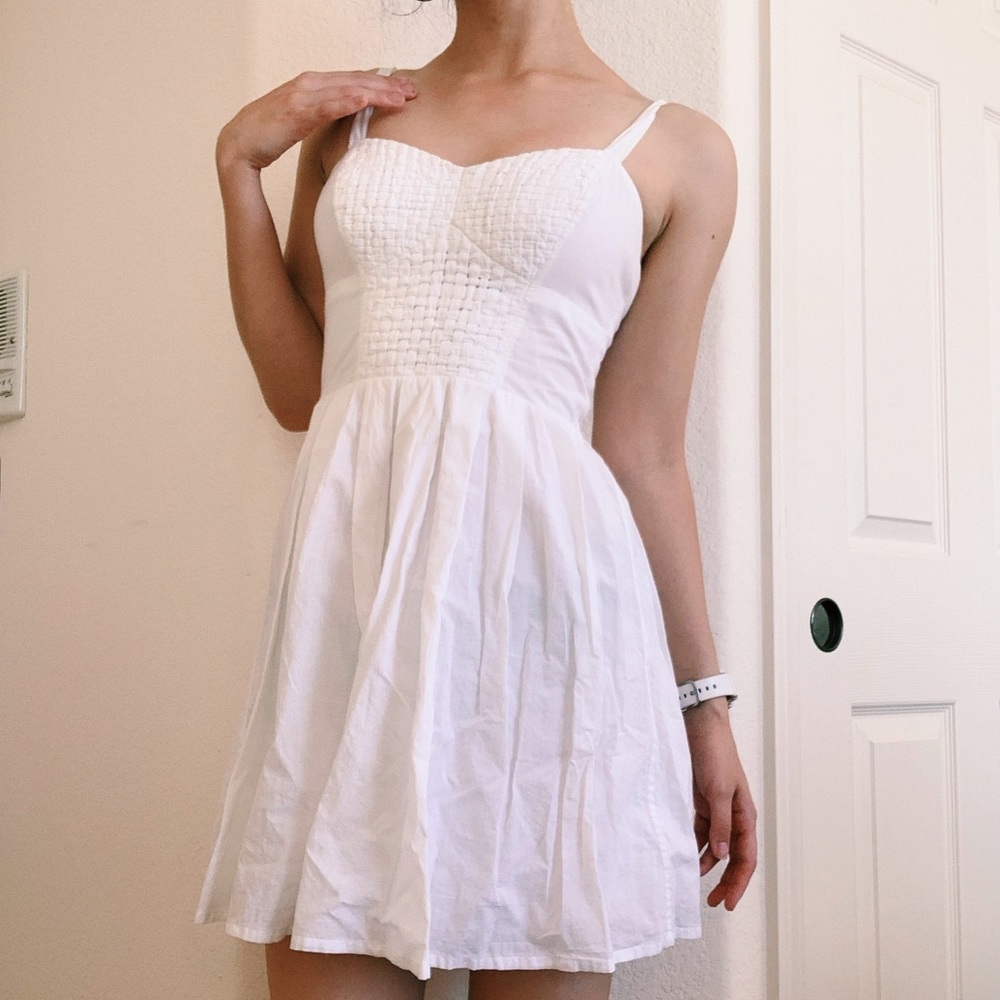 Vintage French Connection White Sundress Dress